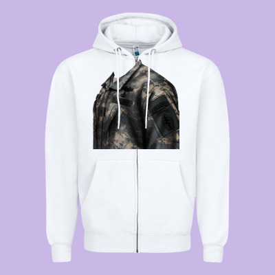 English Pointer Us Army Zipper Hoodie Designed By Ranaportraitstore