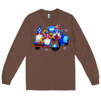 Chestnut american flag gnomes truck sunflowers star leopard Long Sleeve Tee - Artiststas