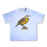 Grape Ice Western Meadowlark Urban Heavy Tee - LillyAllenDesigns
