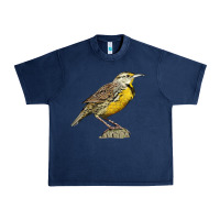 Navy Western Meadowlark Urban Heavy Tee - LillyAllenDesigns