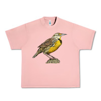 Salmon Western Meadowlark Urban Heavy Tee - LillyAllenDesigns