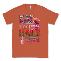 Copper eat sleep nails repeat bbs Classic Tee - BundleAndBundleShop