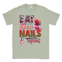 Matcha eat sleep nails repeat bbs Classic Tee - BundleAndBundleShop