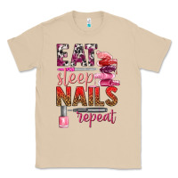 Mushroom eat sleep nails repeat bbs Classic Tee - BundleAndBundleShop