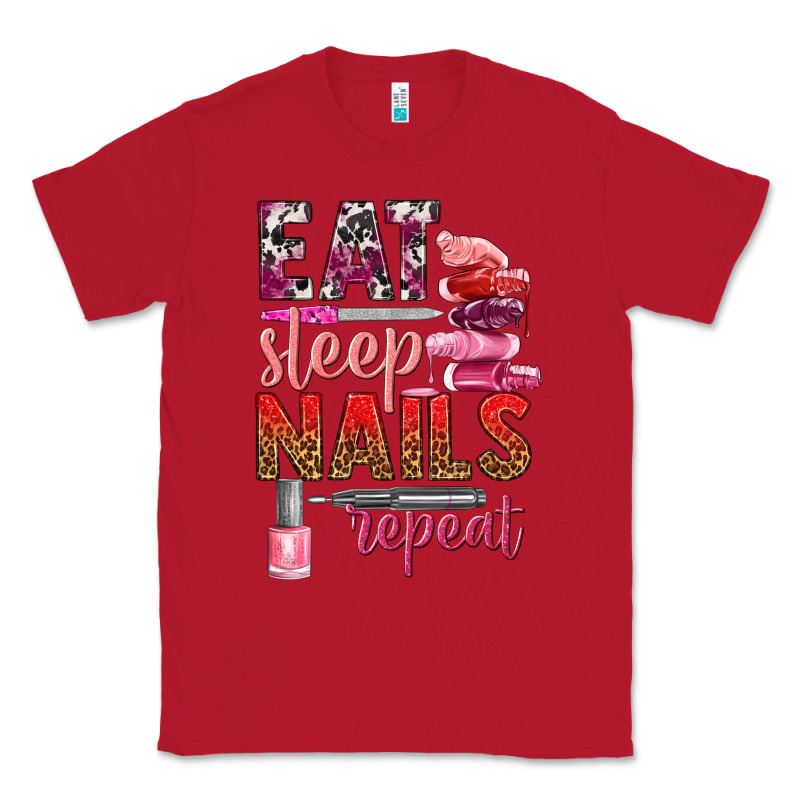 Eat Sleep Nails Repeat Bbs Classic Tee by BundleAndBundleShop | Teevron