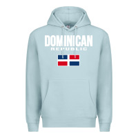 Blue Mist dominican republic Premium Hoodie - DesigneFamous