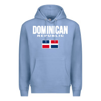 Colony Blue dominican republic Premium Hoodie - DesigneFamous