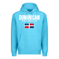 Ocean Blue dominican republic Premium Hoodie - DesigneFamous
