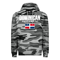 Slate Camo dominican republic Premium Hoodie - DesigneFamous