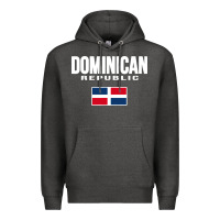 Charcoal Heather dominican republic Premium Hoodie - DesigneFamous