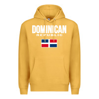 Mustard dominican republic Premium Hoodie - DesigneFamous