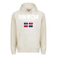 Oatmeal Heather dominican republic Premium Hoodie - DesigneFamous