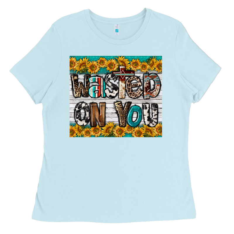 Western Wasted On You Ladies Tee by LillyAllenDesigns | Teevron