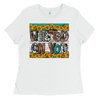 White Western Wasted On You Ladies Tee - LillyAllenDesigns
