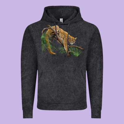 Florida Panther Vintage Hoodie Designed By Barkaloodesign