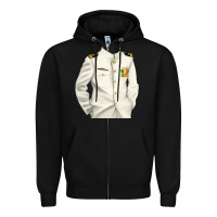 Black us navy Zipper Hoodie - RanaPortraitStore