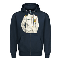 Navy us navy Zipper Hoodie - RanaPortraitStore