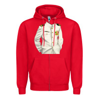 Red us navy Zipper Hoodie - RanaPortraitStore