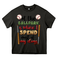 Asphalt at the ballpark is where i spend most my days Heavy Core Tee - BundleAndBundleShop