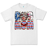 White American Dog Mom Premium Tee - CowhideDigitalArt