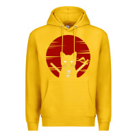 Lemon ninja cat japanese Premium Hoodie - DesigneFamous