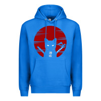 True Royal ninja cat japanese Premium Hoodie - DesigneFamous