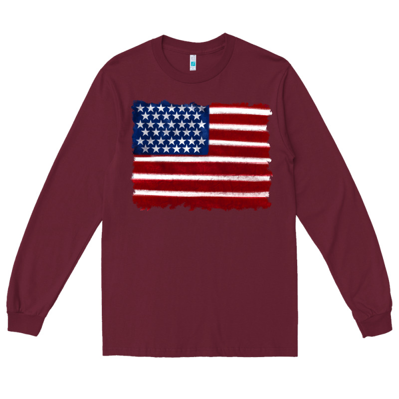American Flag Long Sleeve Tee by Artiststas | Teevron