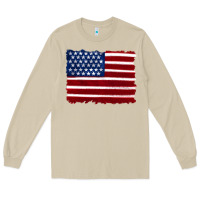 Mushroom american flag Long Sleeve Tee - Artiststas