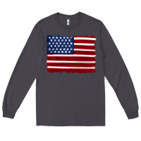 Smoke american flag Long Sleeve Tee - Artiststas