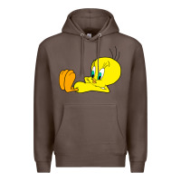Coffee tweety bird Premium Hoodie - DesigneFamous