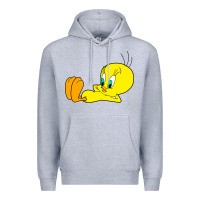 Heather Grey tweety bird Premium Hoodie - DesigneFamous