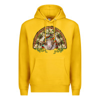 Lemon merino wool ram lily rainbow Premium Hoodie - BarkalooDesign