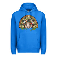 True Royal merino wool ram lily rainbow Premium Hoodie - BarkalooDesign
