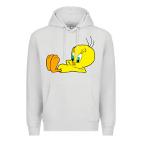 Dove Grey tweety bird Premium Hoodie - DesigneFamous