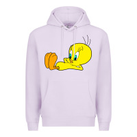 Lilac tweety bird Premium Hoodie - DesigneFamous