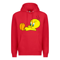 Red tweety bird Premium Hoodie - DesigneFamous