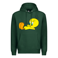 Sports Green tweety bird Premium Hoodie - DesigneFamous
