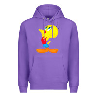 Purple tweety bird Premium Hoodie - DesigneFamous