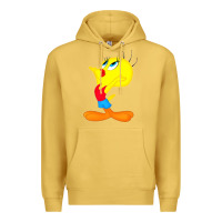 Antique Gold tweety bird Premium Hoodie - DesigneFamous