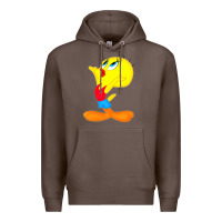 Coffee tweety bird Premium Hoodie - DesigneFamous