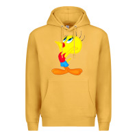 Mustard tweety bird Premium Hoodie - DesigneFamous