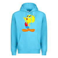 Ocean Blue tweety bird Premium Hoodie - DesigneFamous