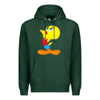 Sports Green tweety bird Premium Hoodie - DesigneFamous