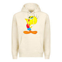 Tofu tweety bird Premium Hoodie - DesigneFamous