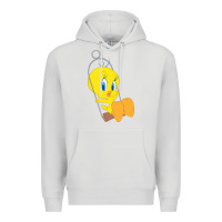 Dove Grey tweety bird Premium Hoodie - DesigneFamous