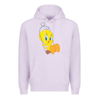 Lilac tweety bird Premium Hoodie - DesigneFamous