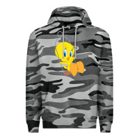 Slate Camo tweety bird Premium Hoodie - DesigneFamous