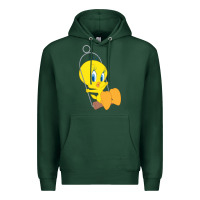 Sports Green tweety bird Premium Hoodie - DesigneFamous