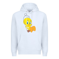 White tweety bird Premium Hoodie - DesigneFamous
