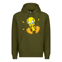 Army Green tweety bird Premium Hoodie - DesigneFamous